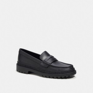 Black Men Coach Cooper Loafers | MY_CH91311