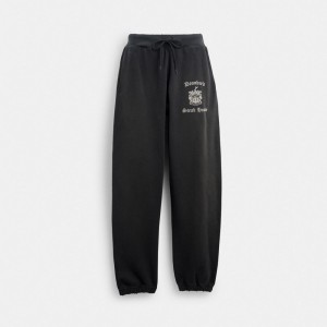 Black Men Coach Vintage Pull On Joggers | MY_CH37502