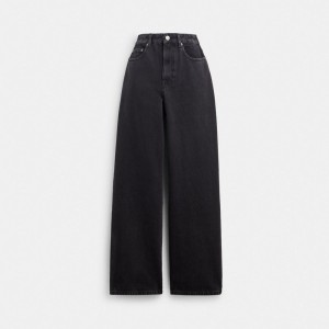 Black Women Coach Loose Fit In Organic Cotton Skirt | MY_CH64850