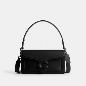 Black Women Coach Tabby 26 Glovetanned Leather Shoulder Bags | MY_CH96144
