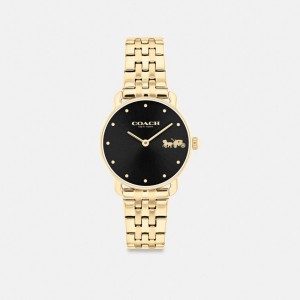 Gold Women Coach Elliot 28 Mm Watches | MY_CH85849