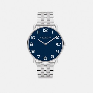 Grey Men Coach Elliot 41 Mm Stainless Steel Watches | MY_CH76387
