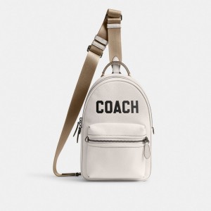 Multicolor Men Coach Charter Pack With Graphic Chalk Crossbody Bags | MY_CH47018
