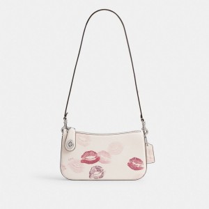 Multicolor Women Coach Penn With Lip Print Shoulder Bags | MY_CH35932