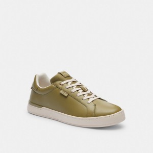 Olive Men Coach Lowline Low Top Moss Sneakers | MY_CH24822